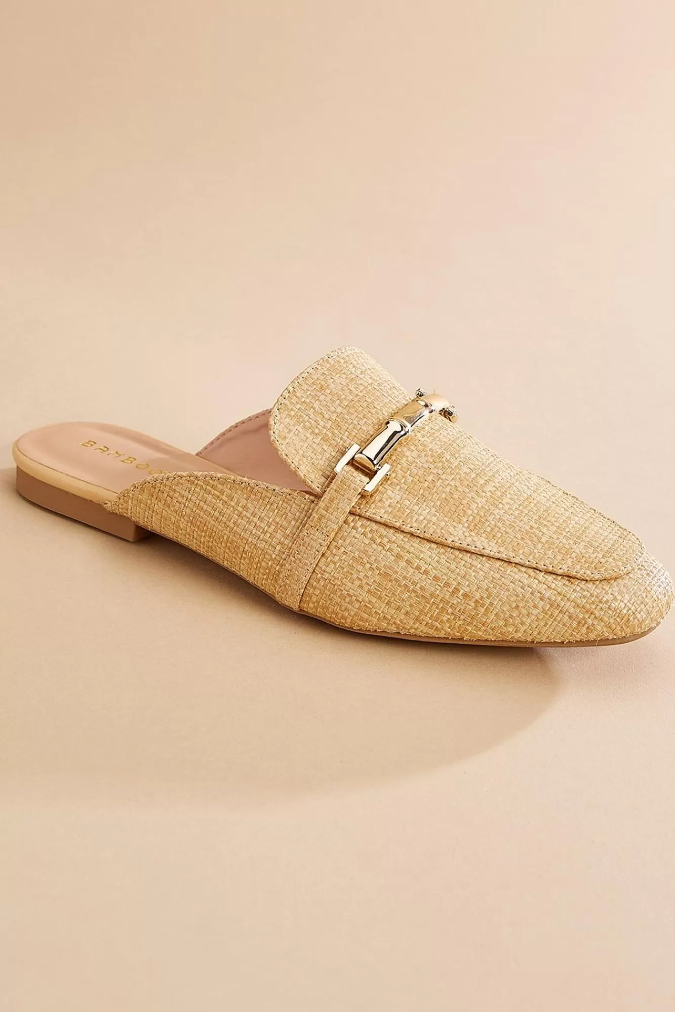 Women Versona Raffia Horsebit Mules