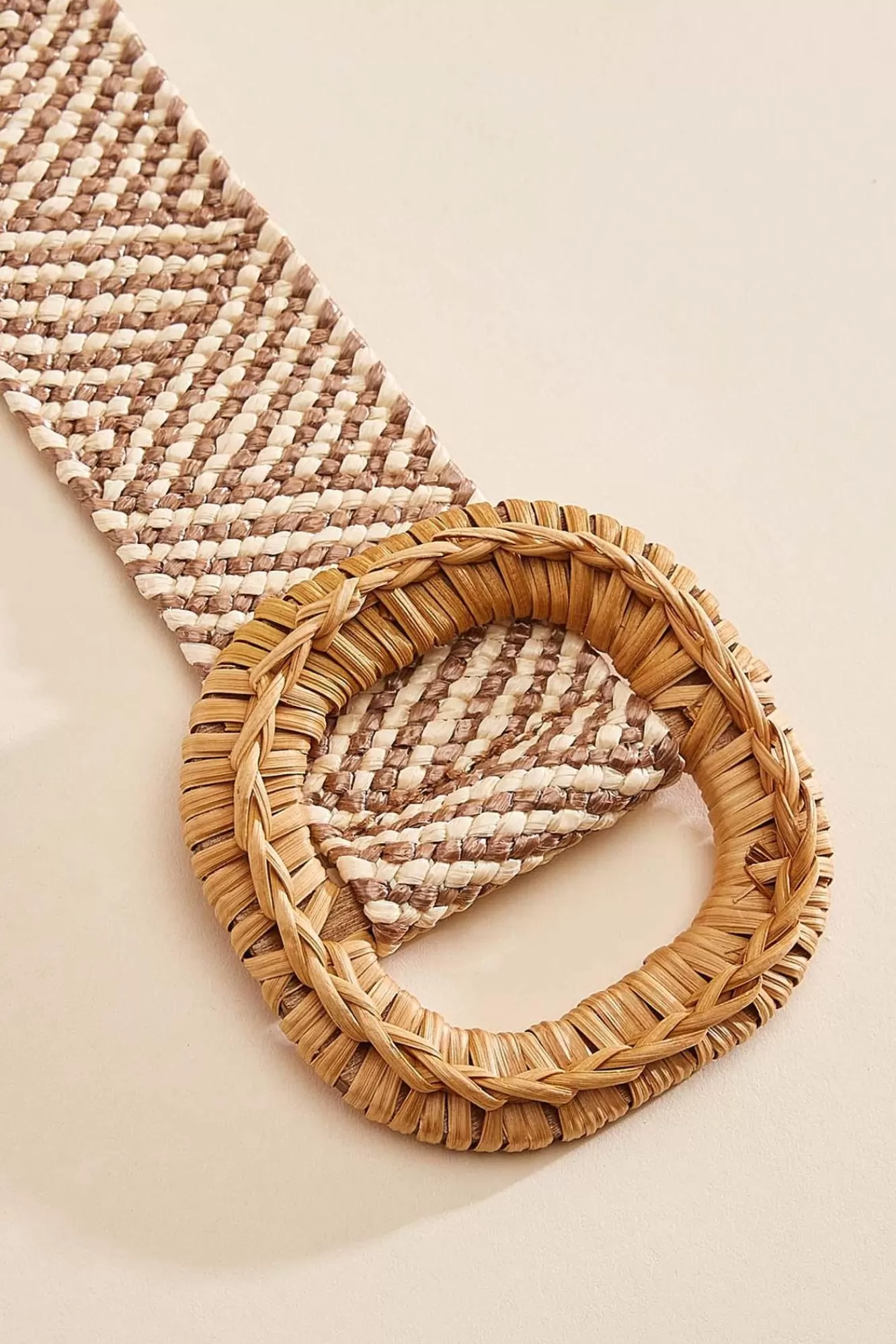 Women Versona Raffia Woven Belt