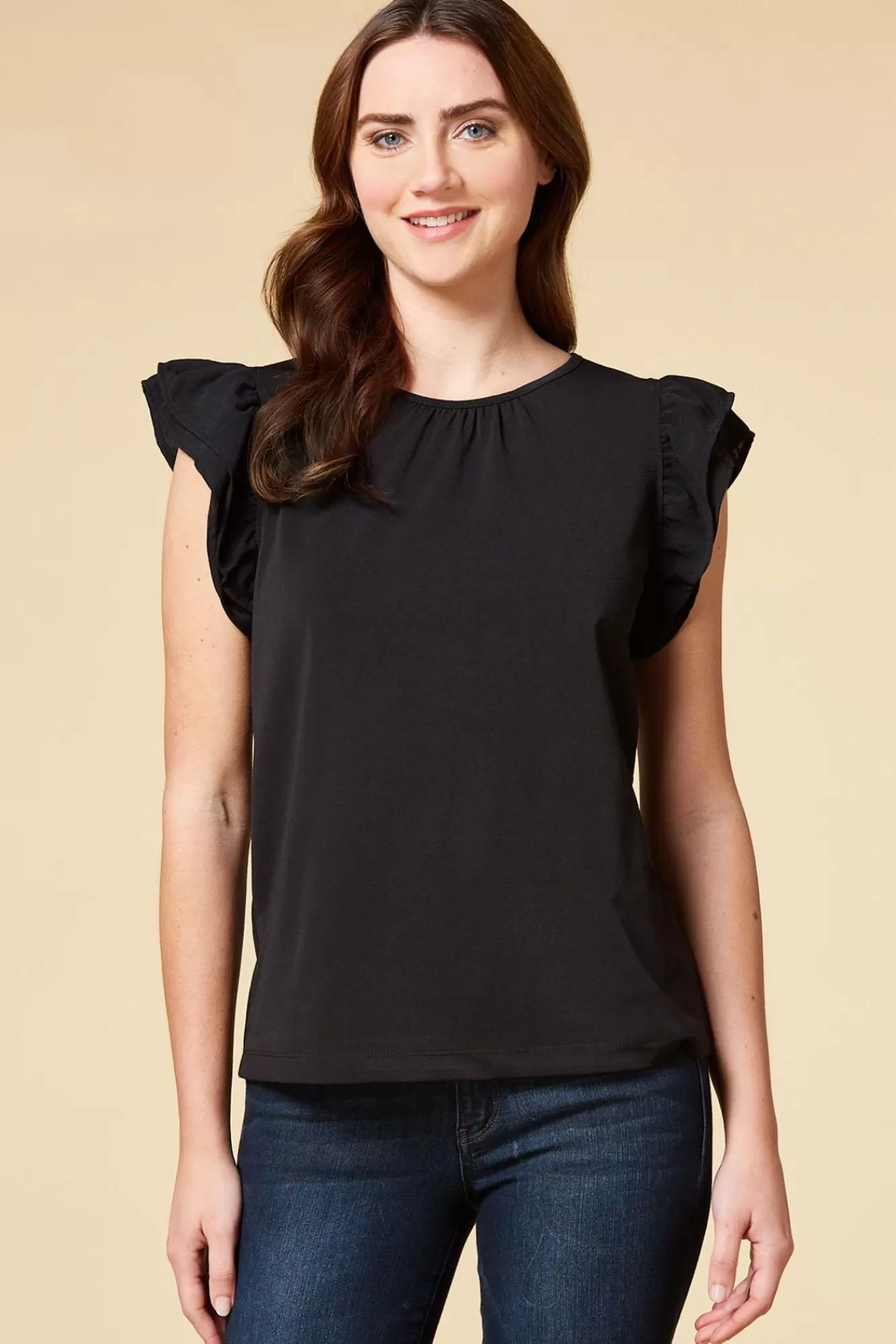 Women Versona Ruff And Ready Top