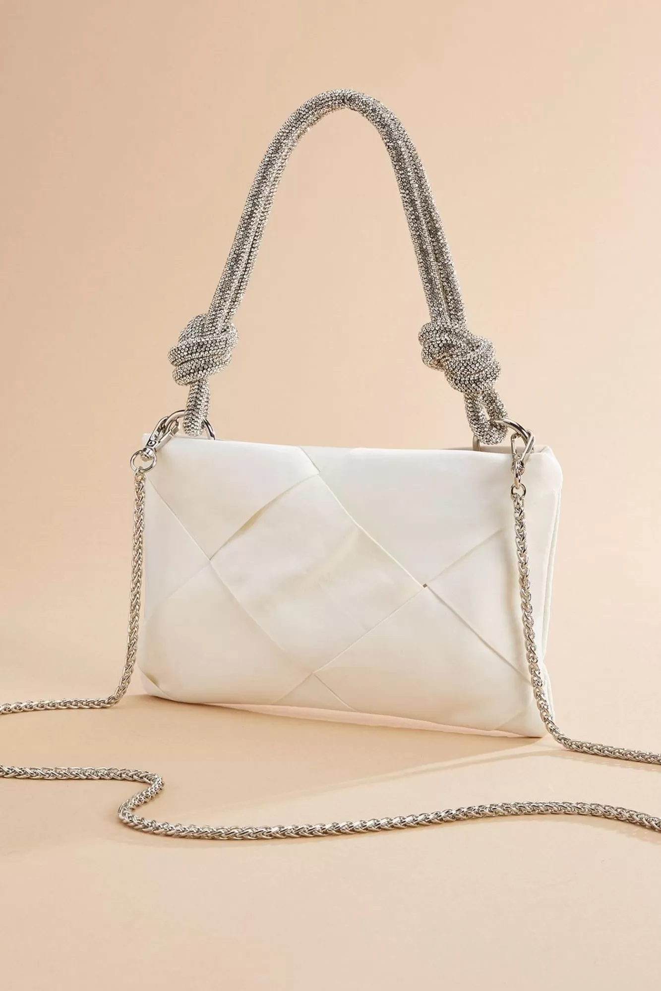 Women Versona Satin Weave Bag