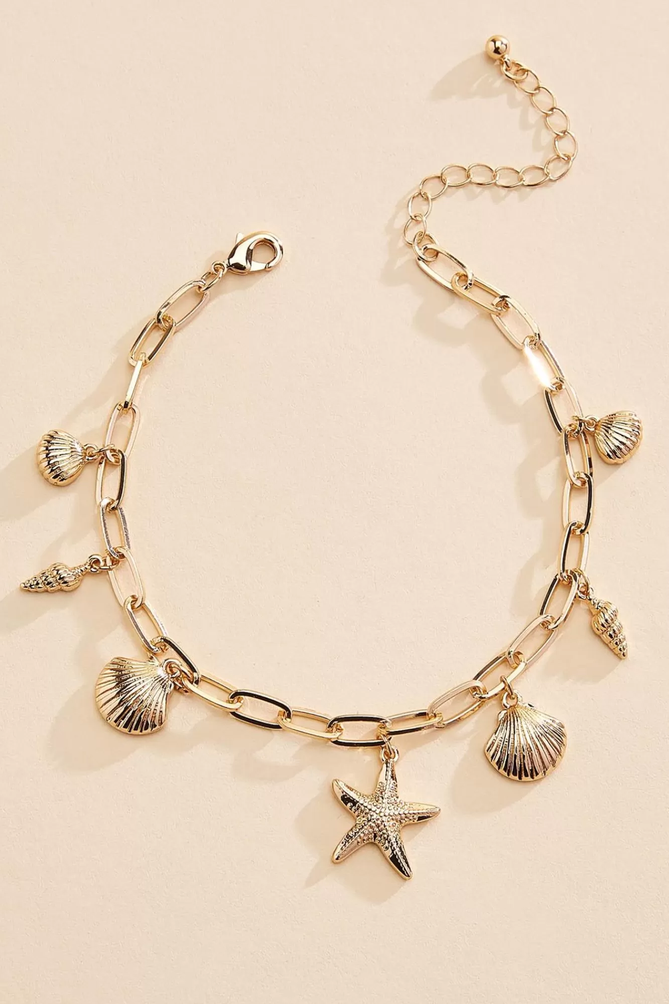 Women Versona Seashell Charm Anklet