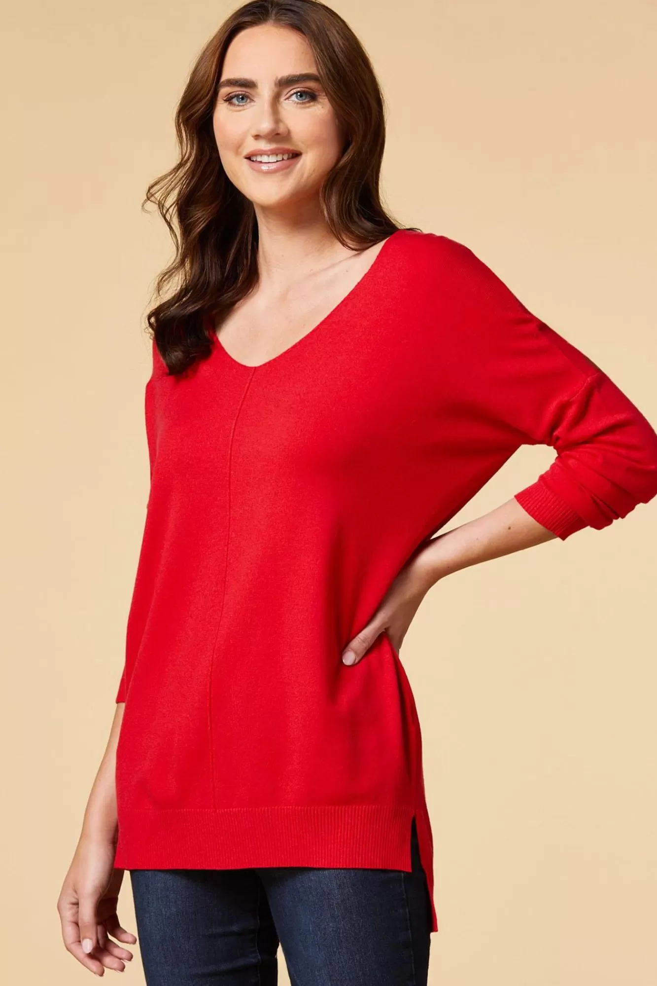 Women Versona Self Esseam Tunic Sweater