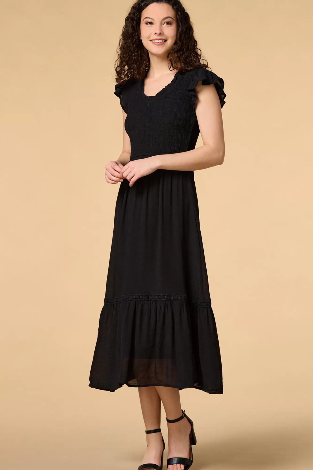 Women Versona Smock And Roll Dress