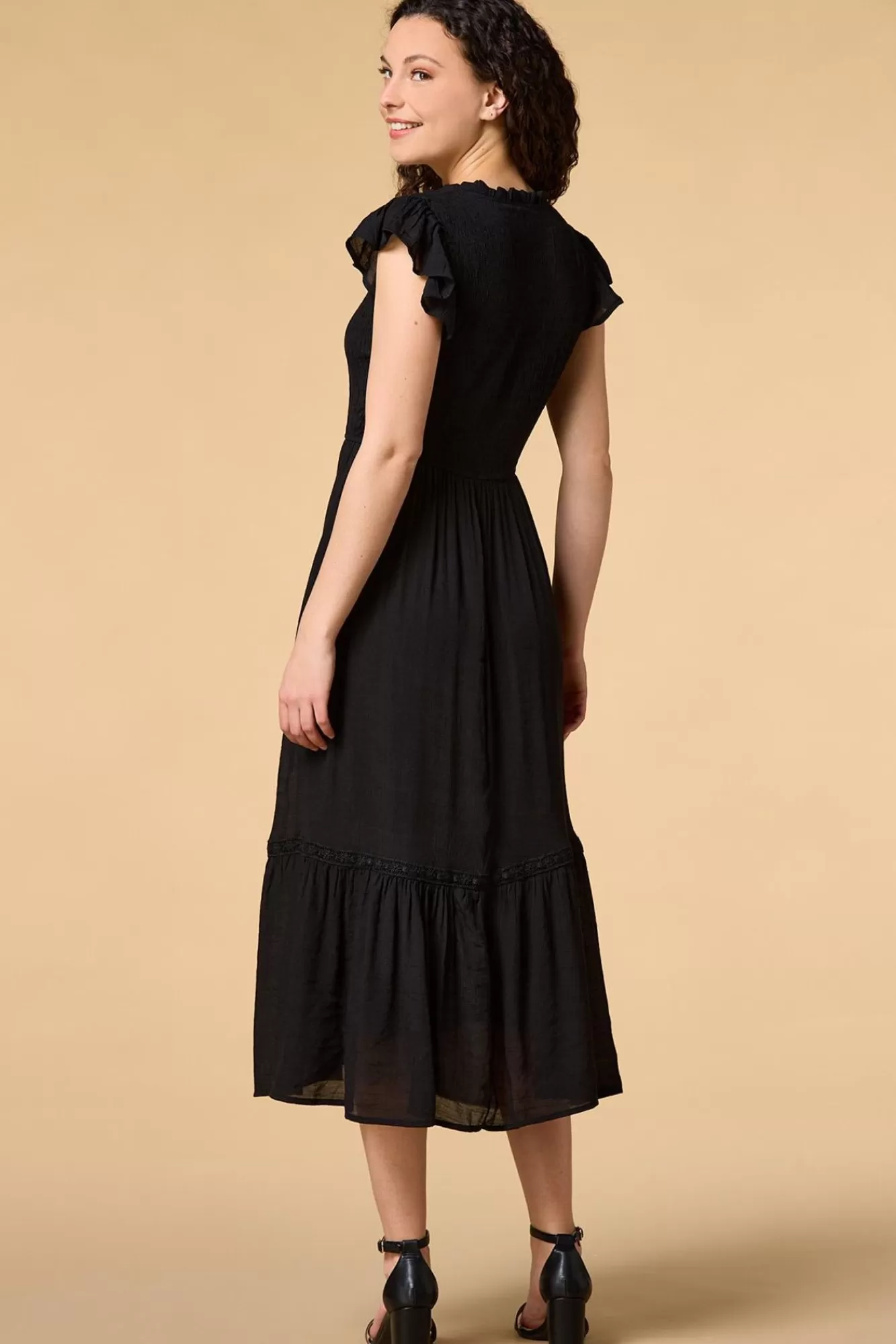 Women Versona Smock And Roll Dress