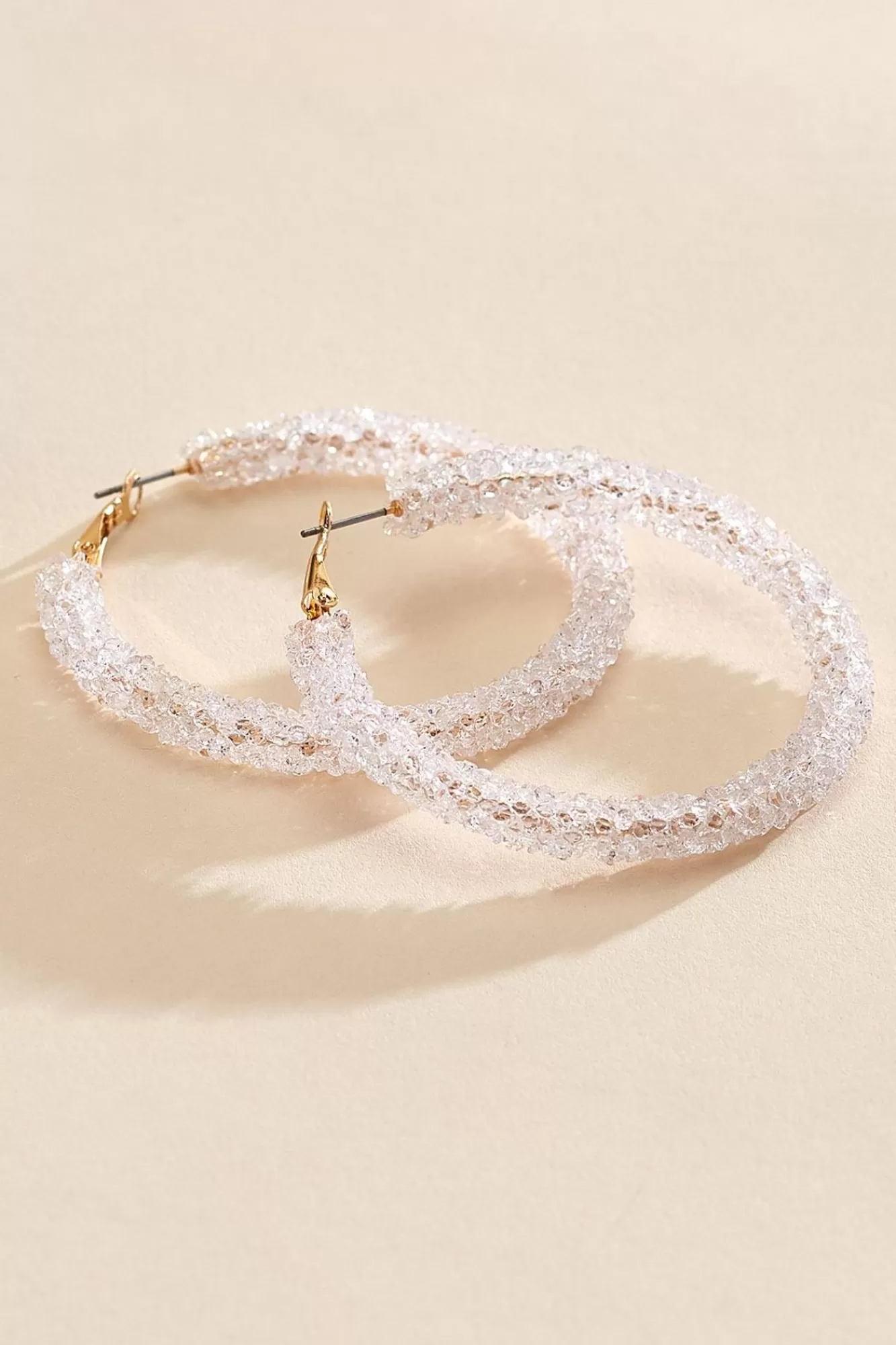 Women Versona Sparkling Hoop Earrings