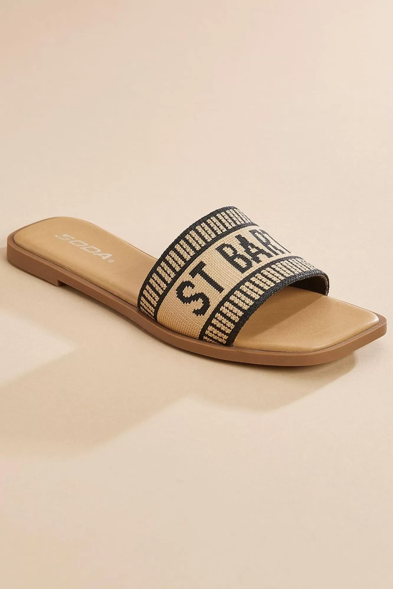 Women Versona St Barts Embroidered Band Slides