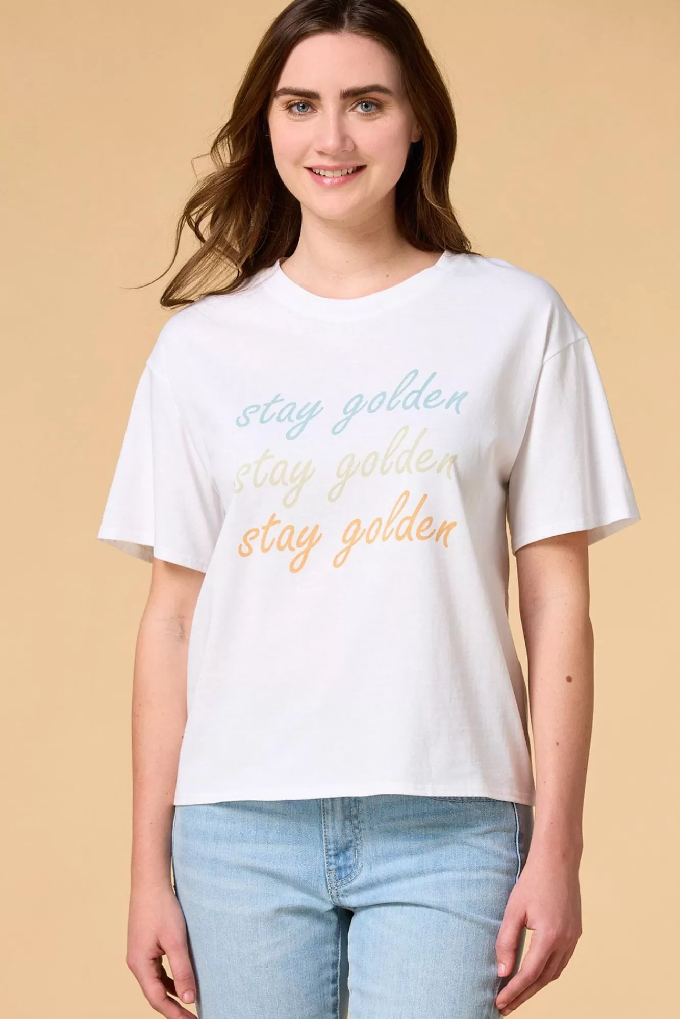 Women Versona Stay Golden Tee