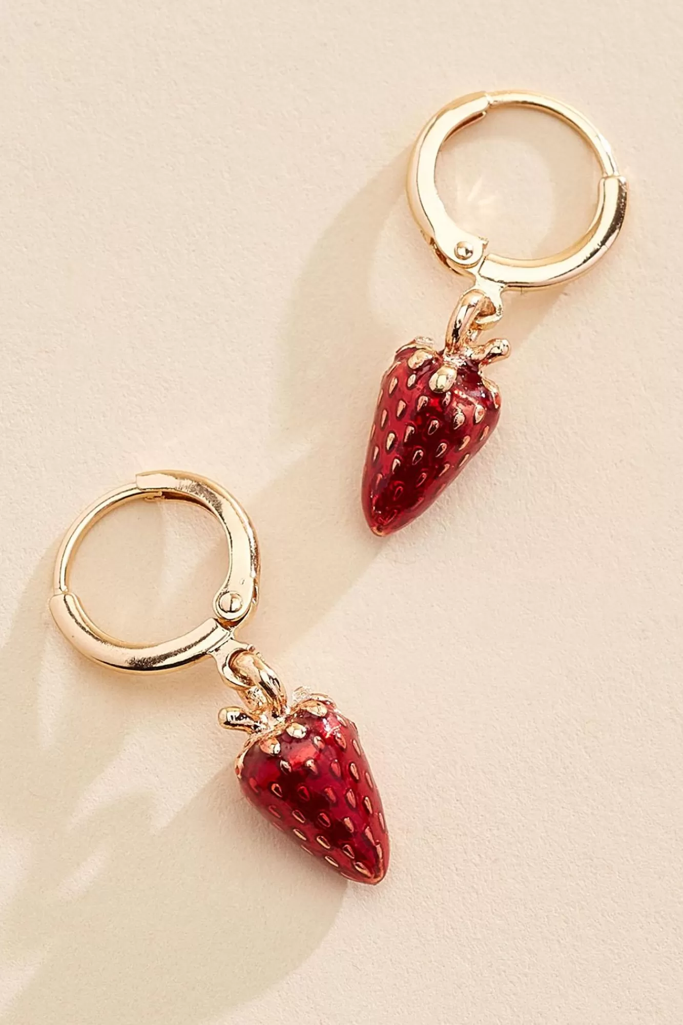 Women Versona Strawberry Huggie Hoop Earrings