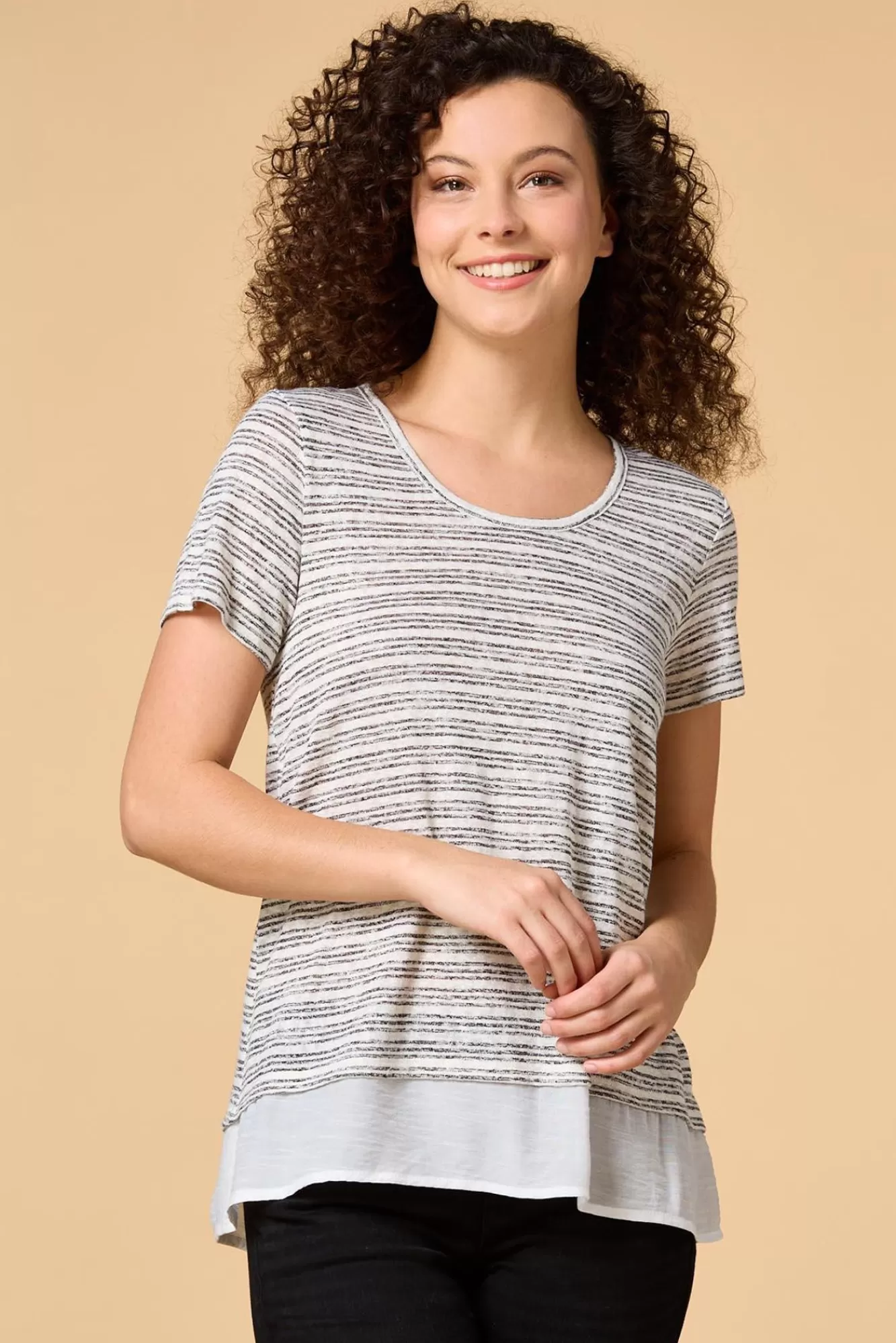 Women Versona Stripe A Top