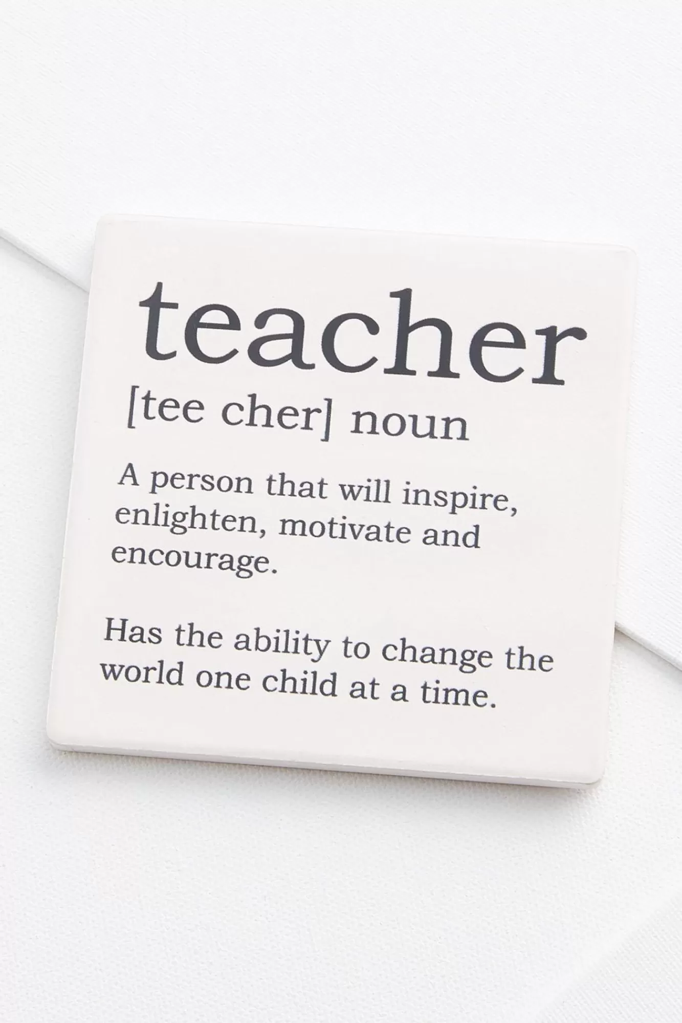 Women Versona Teacher Coaster