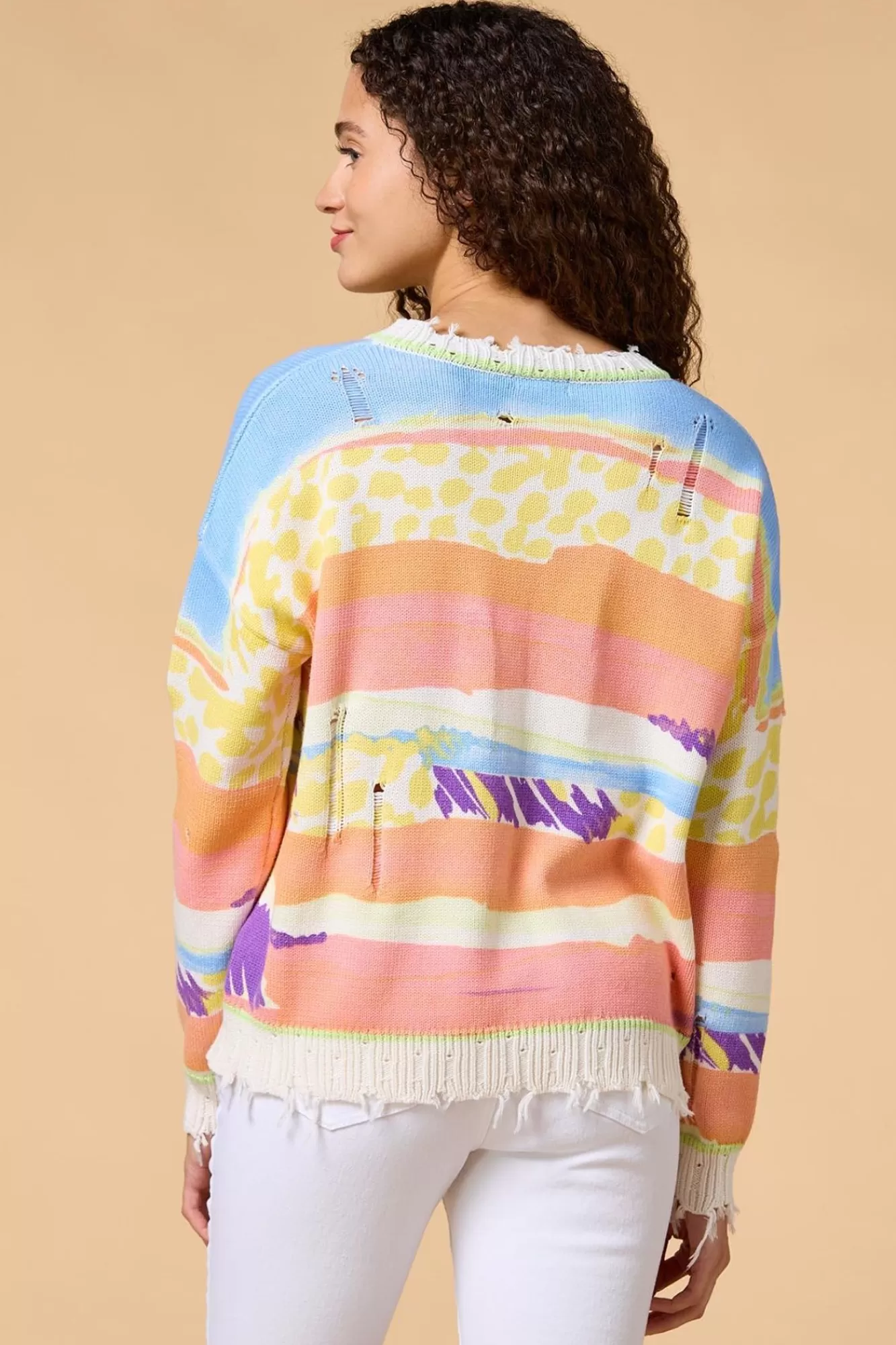 Women Versona Tequila Sunrise Sweater