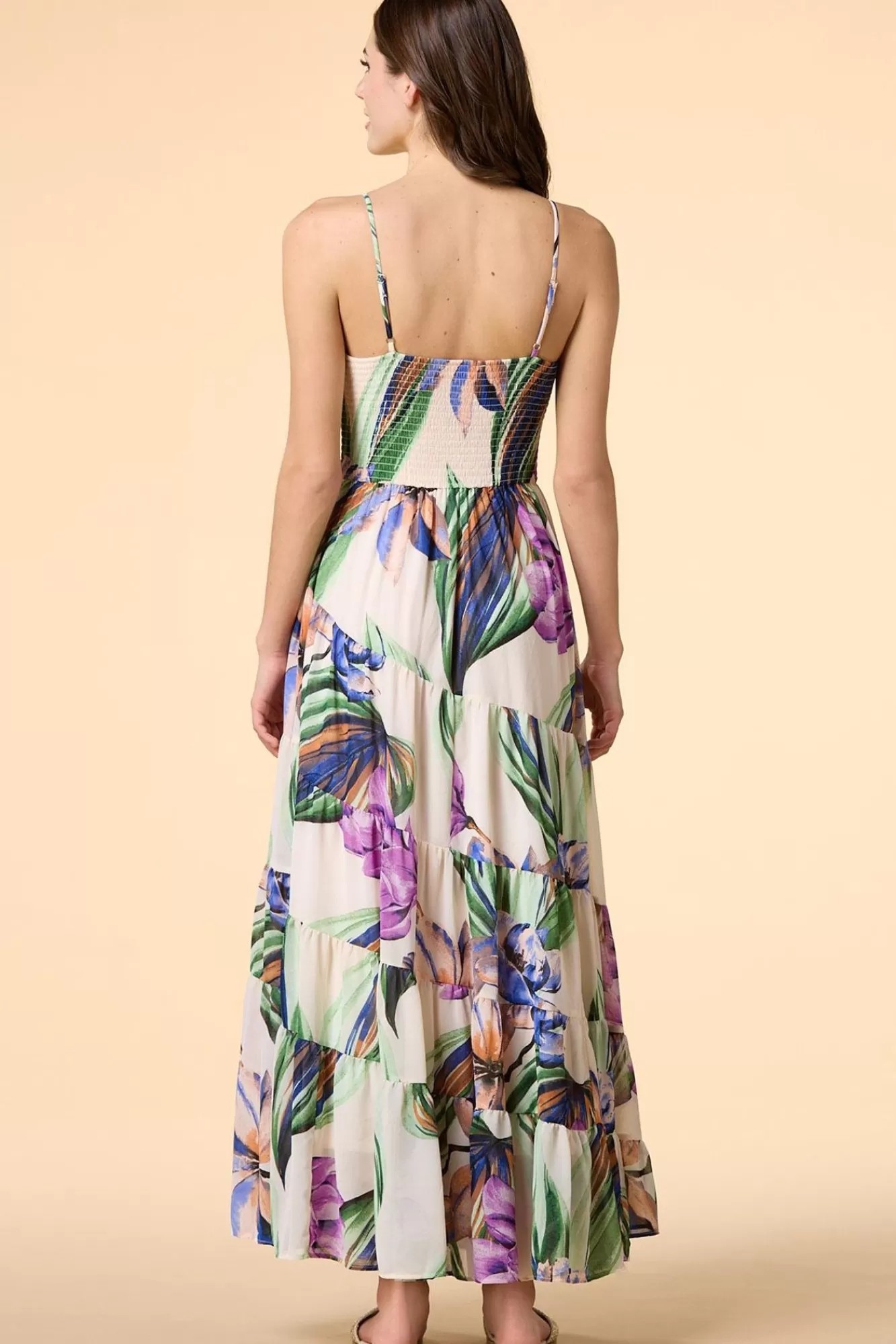 Women Versona Tropic Swirl Maxi Dress