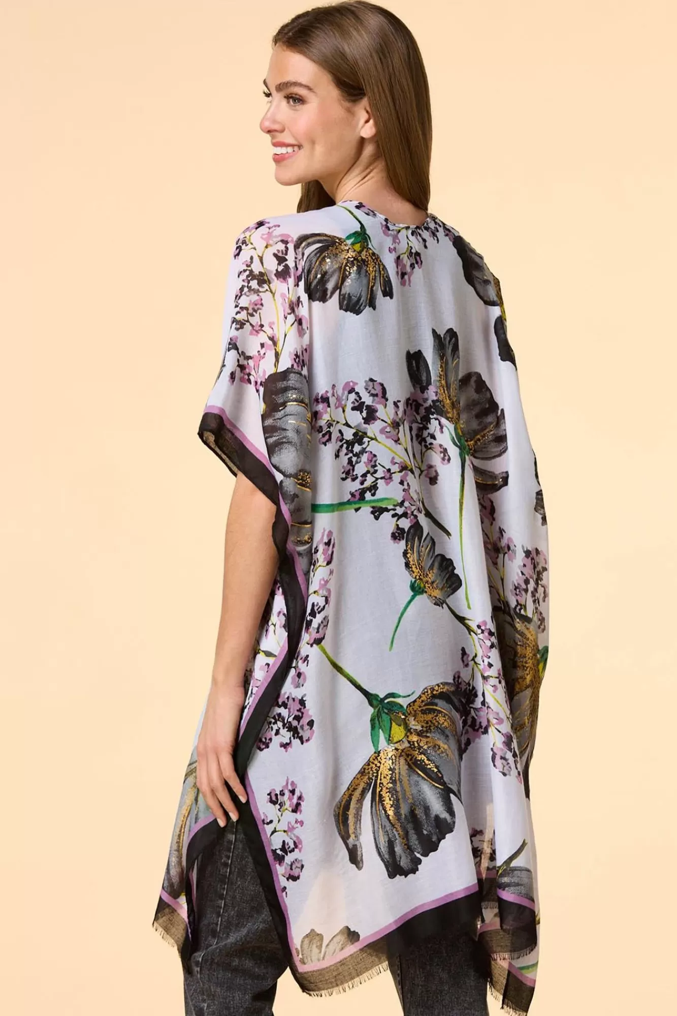 Women Versona Tulip Season Kimono