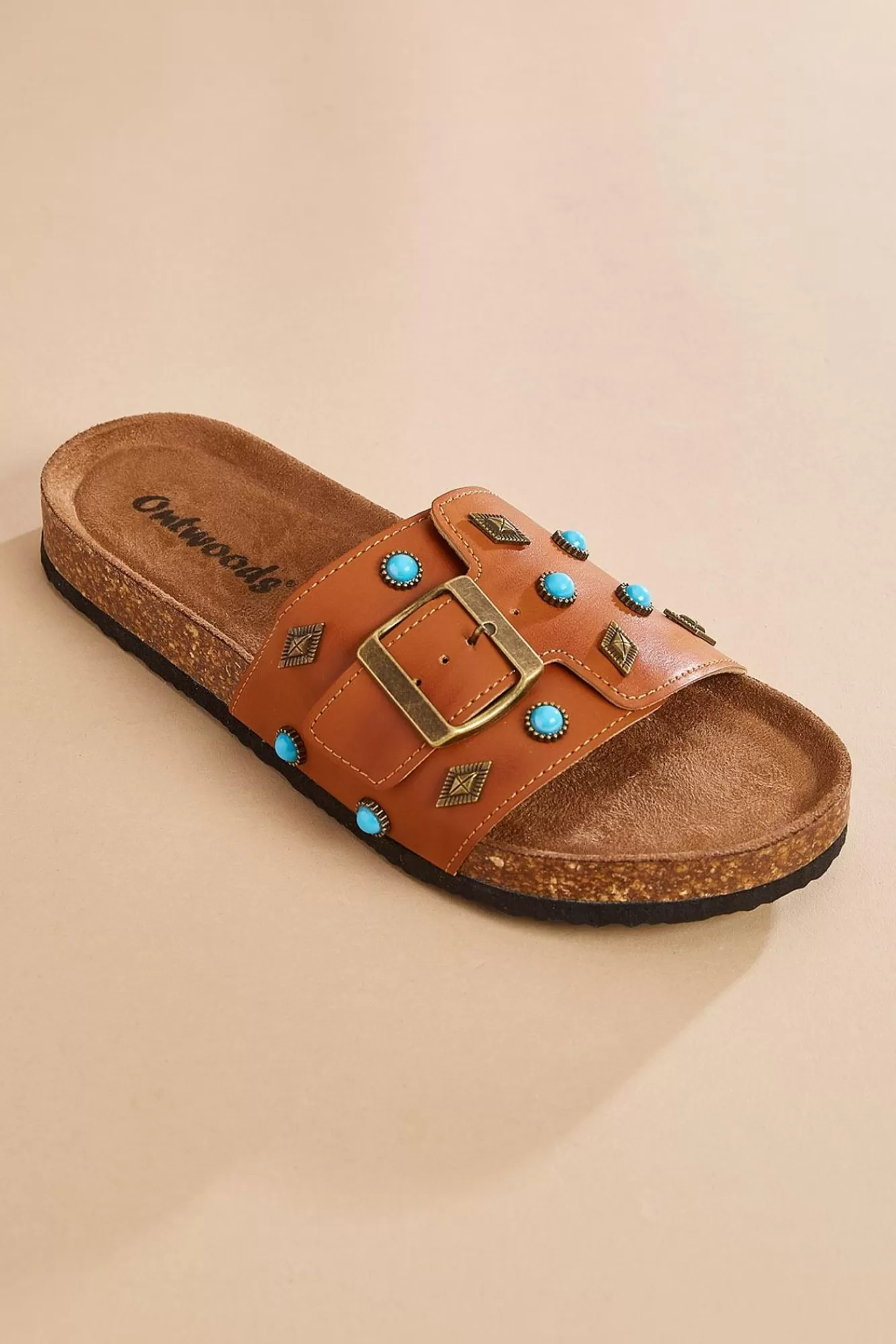 Women Versona Turq Stone Sandals