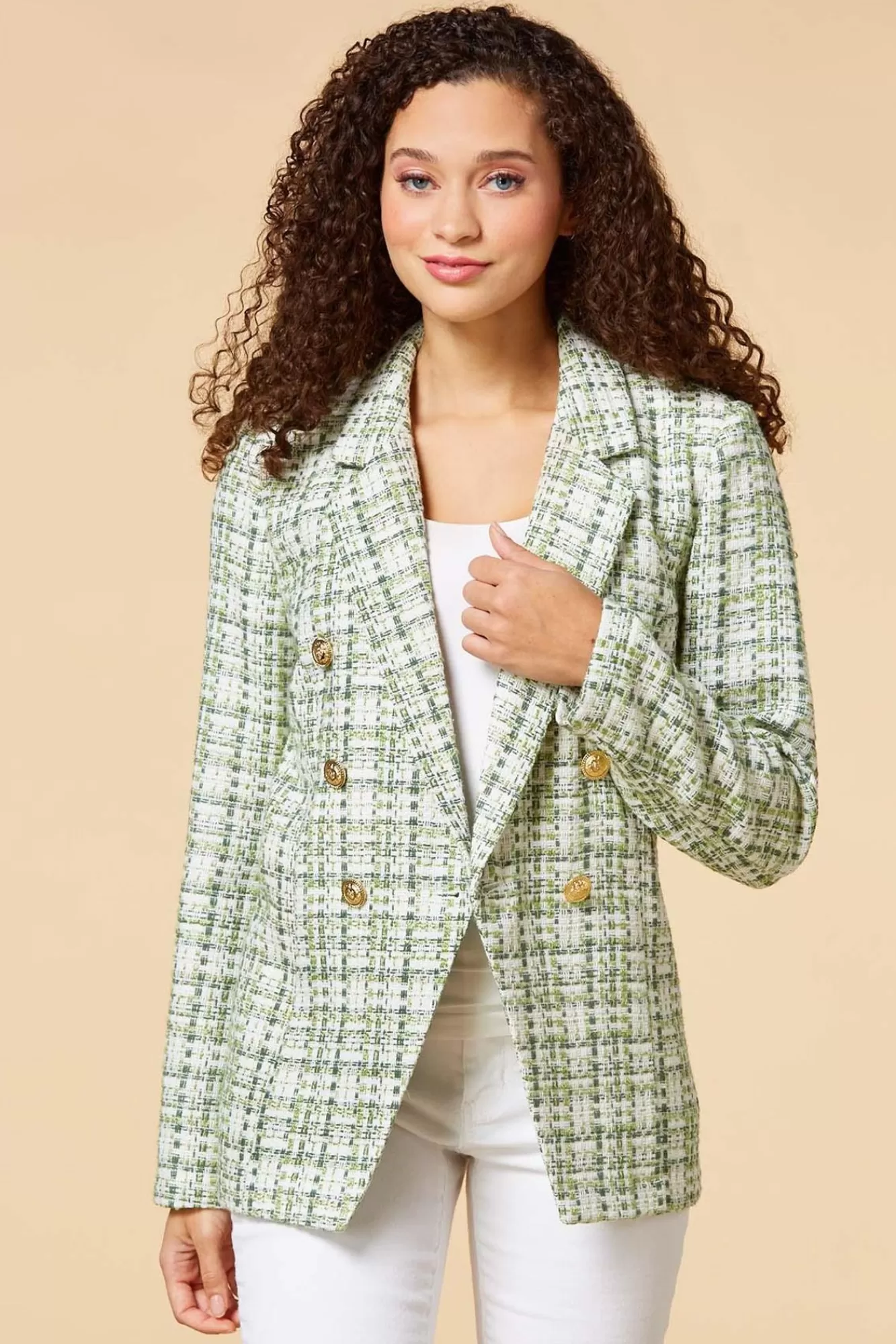 Women Versona Tweed Between The Lines Blazer