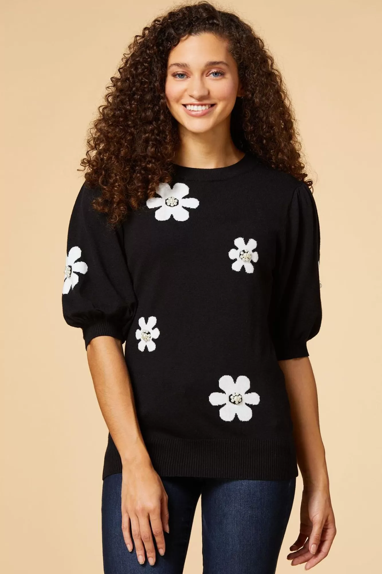 Women Versona Upsy Daisy Sweater