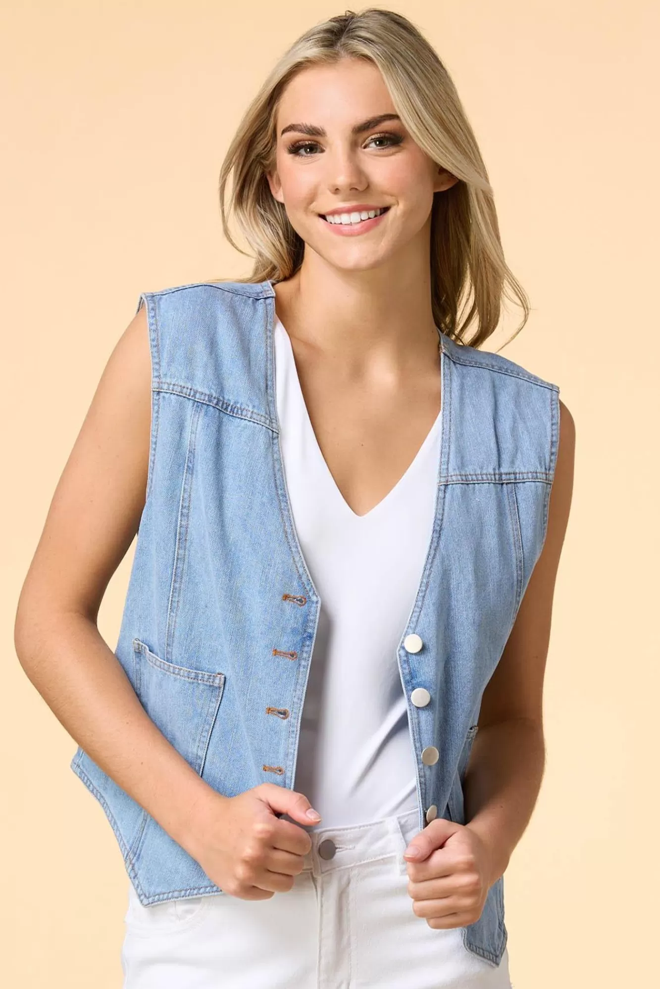 Women Versona Vest Seller Denim Vest