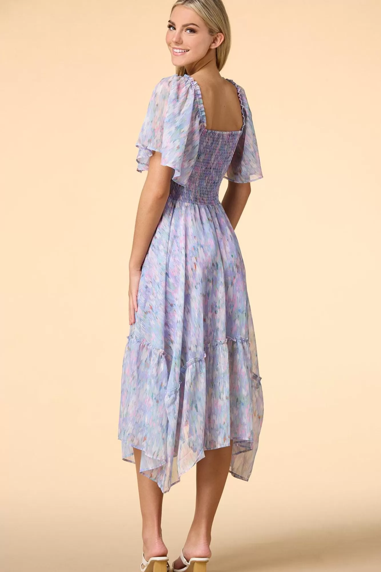 Women Versona Water Lilies Midi Dress