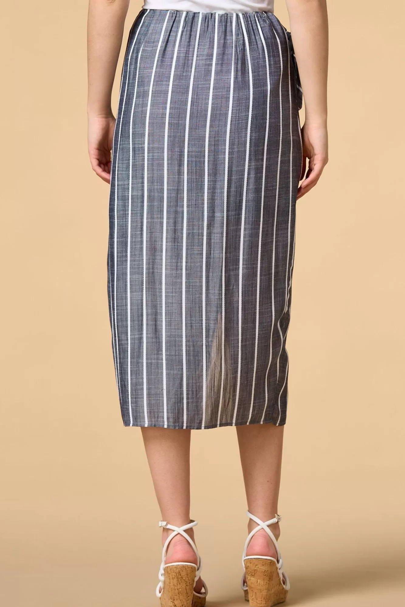 Women Versona Wrap Me Up Midi Skirt